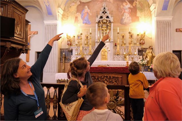 Visite de l'église St Jean Baptiste de Bessans - Pays d'art et d'histoire des hautes vallées de Savo