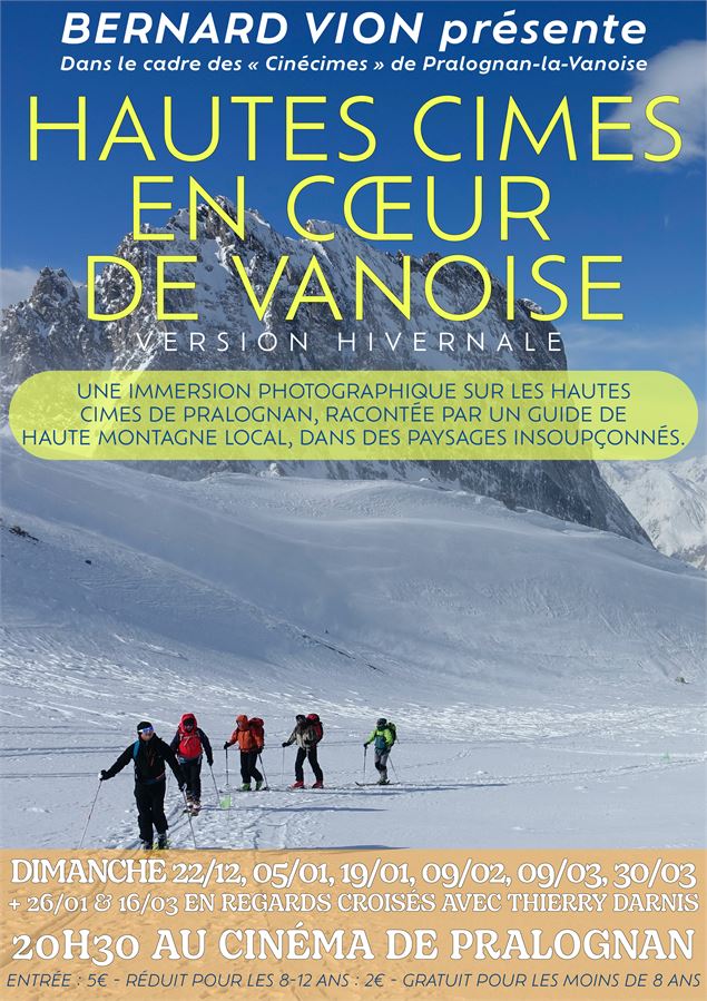 Cinécimes : Hautes Cimes en coeur de Vanoise_Pralognan-la-Vanoise