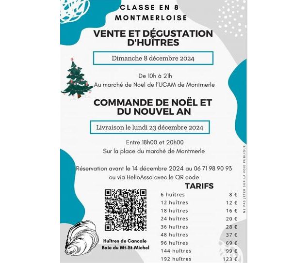 Vente et dégustation d'huitres_Montmerle-sur-Saône