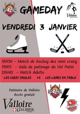 Soirée Gameday à la patinoire : Match et Gala - Val Patin