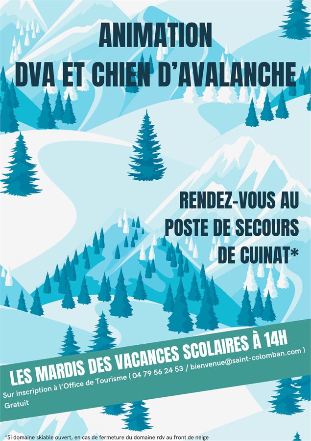 Recherche de DVA / Démonstration de chien d'avalanche_Saint-Colomban-des-Villards