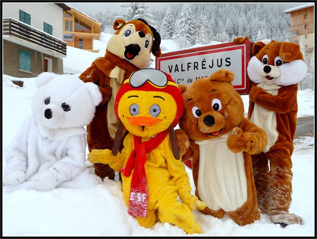 Les mascottes de Valfréjus - OTHMV