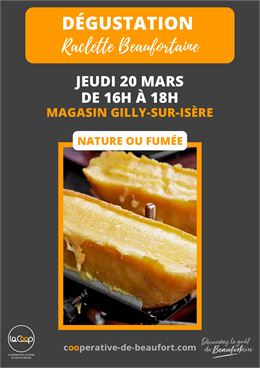 Dégustation de la Raclette Beaufortaine_Gilly-sur-Isère