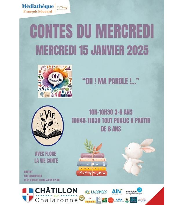 Contes pour enfants_Châtillon-sur-Chalaronne - Médiathèque