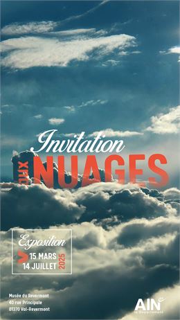 Affiche exposition "Invitation aux nuages" - DR