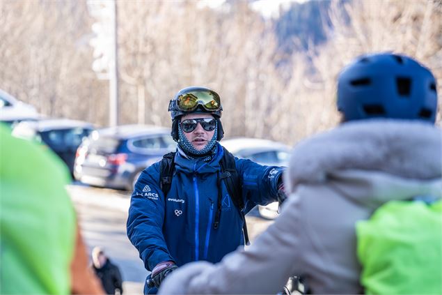 Sortie en E-scoot au sunset_Peisey-Vallandry