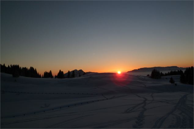 Nocturne Plateau des Glières - Faucigny Glières Tourisme