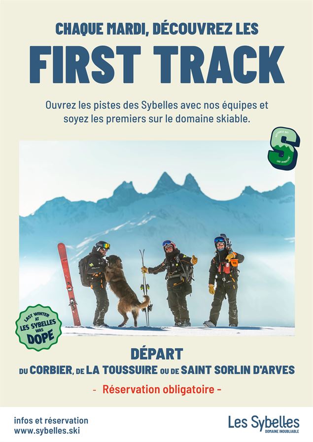 First track aux Sybelles - Les Sybelles