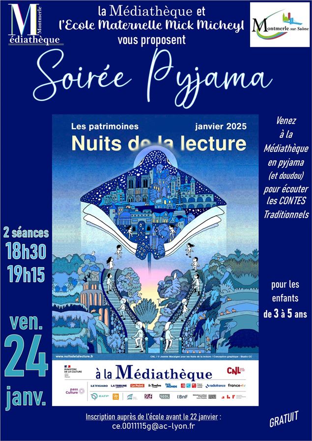 Nuits de la lecture - soirée pyjama_Montmerle-sur-Saône