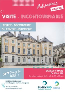 Affiche VG Belley 15/03 - Office de Tourisme Bugey Sud Grand Colombier