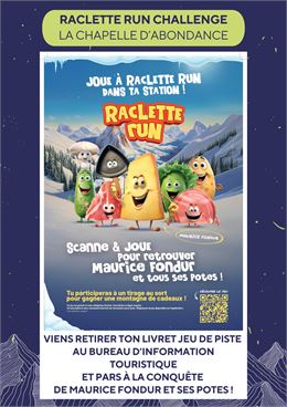 Jeu de piste - Chasse aux trésors Raclette Run Challenge - OT PEVA - LME