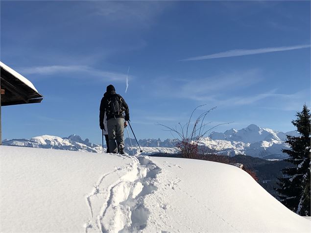 Carte postale de nos montagnes : Les Alpes racontées_Les Gets - Vecteur Montagne