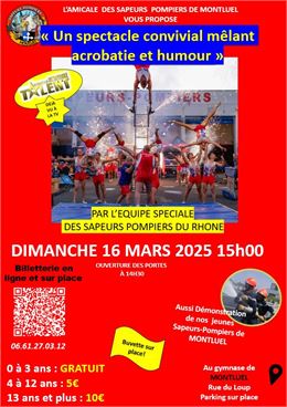 Show acrobatique des sapeurs pompiers du Rhône_Montluel - Amicale des Sapeurs-Pompiers de Montluel