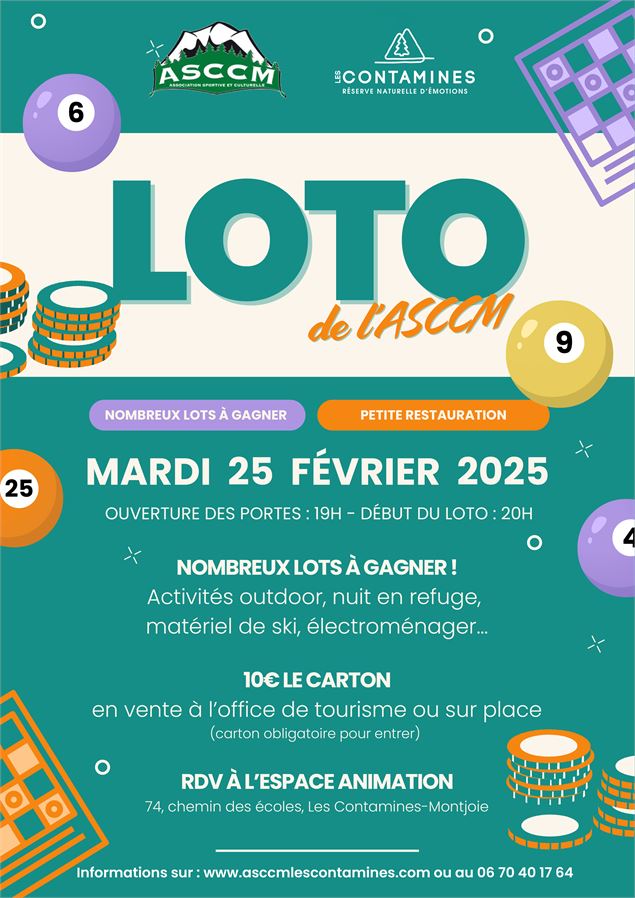 Loto de l'ASCCM_Les Contamines-Montjoie - Les Contamines Tourisme