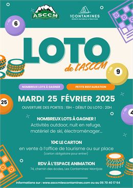 Loto de l'ASCCM_Les Contamines-Montjoie - Les Contamines Tourisme