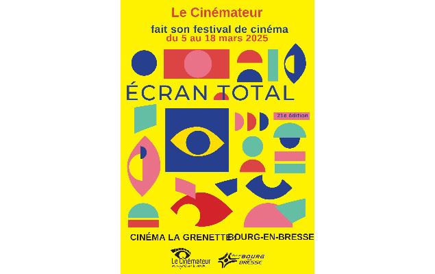 Affiche 2025 Festival Ecran Total - Le Cinémateur