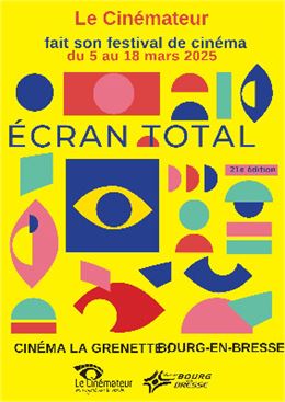 Affiche 2025 Festival Ecran Total - Le Cinémateur