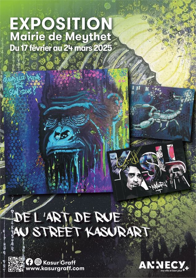 Exposition : de l'art de rue au street kasur art_Annecy - Ville d'Annecy