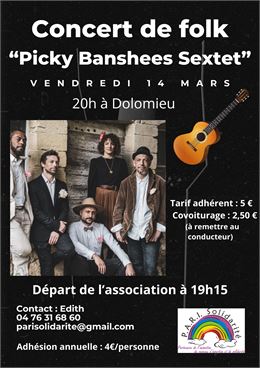 Concert "Picky Banshees Sextet"_Saint-Genix-les-Villages