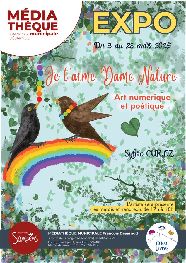 affiche expo mars 25 - Mairie de Samoëns