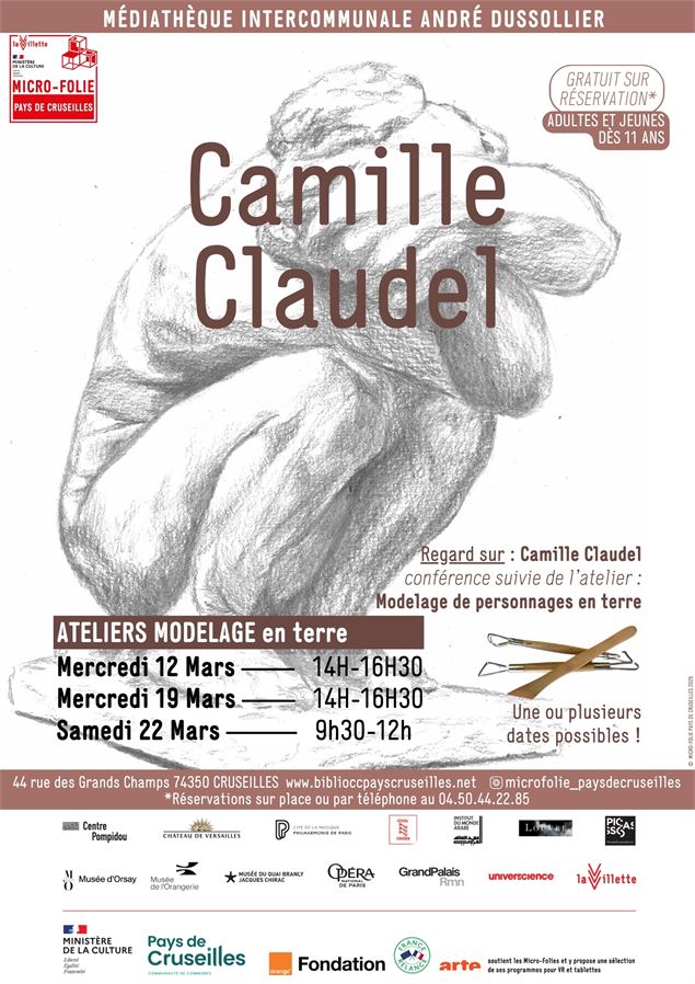 Regard sur : Camille Claudel_Cruseilles - ©Micro-Folie Pays de Cruseilles