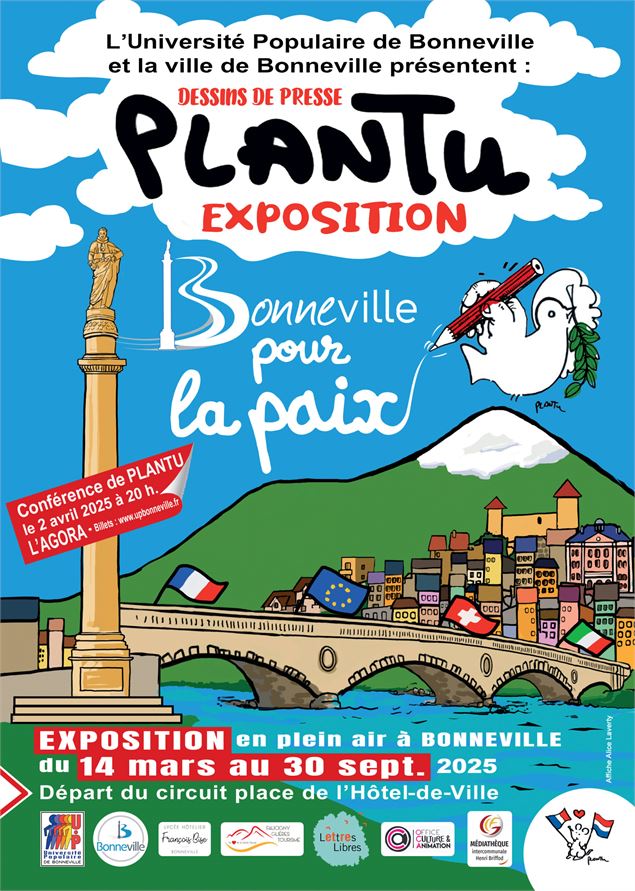 Exposition Plantu dans les rues_Bonneville