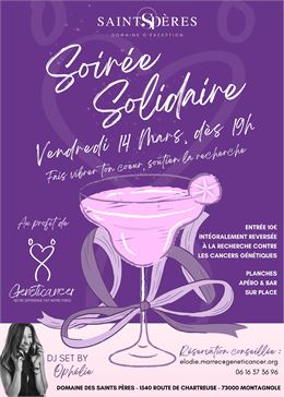 Soirée solidaire au domaine des Saints Pères - Domaine des Saints Pères