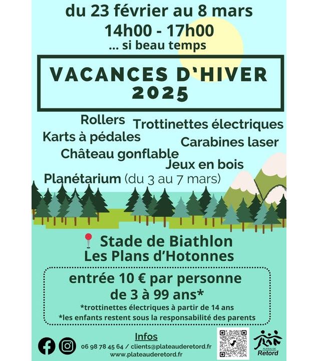 Multi activités sur le stade de biathlon des Plans d'Hotonnes_Haut Valromey - Syndicat Mixte