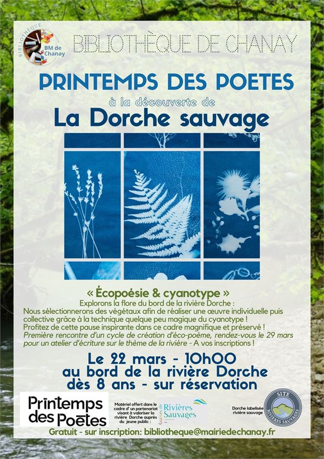 Eco-poésie et cyanotype