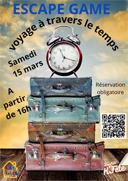 Affiche Escape Game MJCI Les Clarines à Viuz-en-Sallaz - MJCi Les Clarines