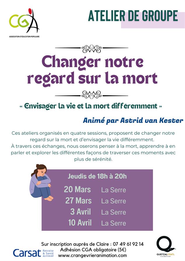 Atelier : changer notre regard sur la mort_Annecy - CGA