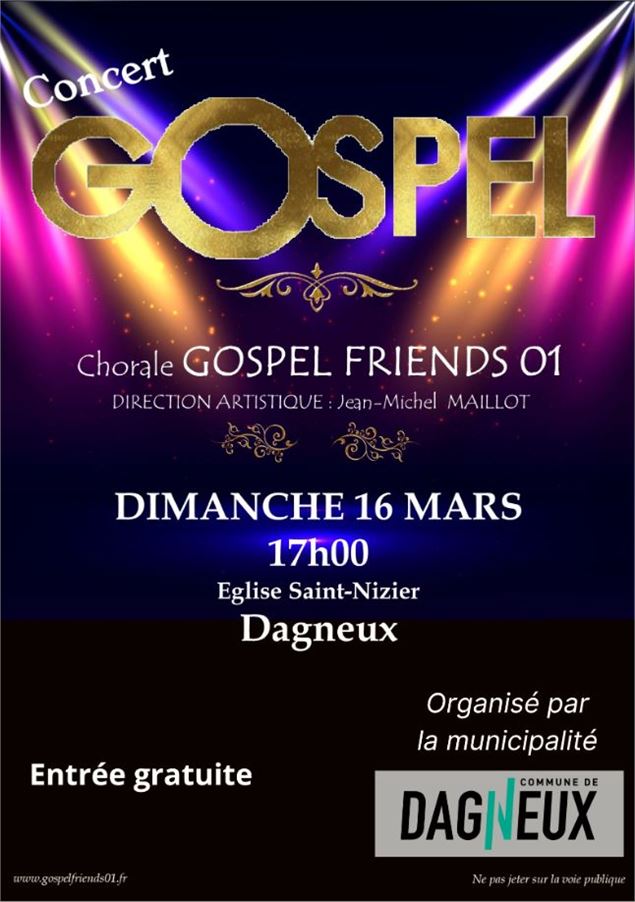 Concert de gospel_Dagneux - Mairie Dagneux