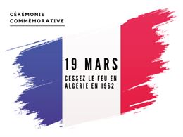 Cérémonie commémorative du "Cessez le feu en Algérie en 1962"