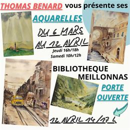 Aquarelles dessinées par Thomas Benard - ©Thomas Benard