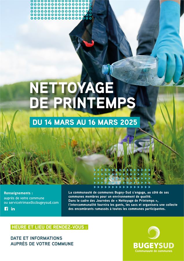 Nettoyage de printemps à Flaxieu - Mairie Flaxieu