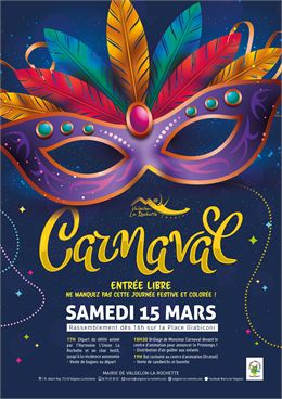 Carnaval REPORTE AU SAMEDI  12 AVRIL