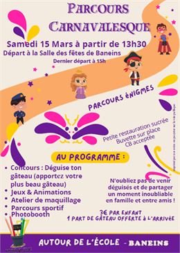 PARCOURS CARNAVALESQUE - CREATION INTERNE