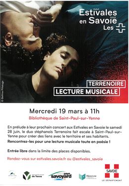 Lecture musicale avec Terrenoire_Saint-Paul-sur-Yenne