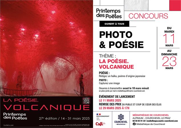 Le Printemps des poètes - Concours photo et poésie_Courchevel