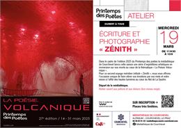 Printemps des poètes 2025 - Atelier écriture et photographie "Zénith"_Courchevel