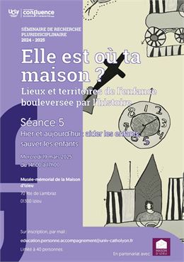 Conférence : Elle est où ta maison ? - Maison d'Izieu