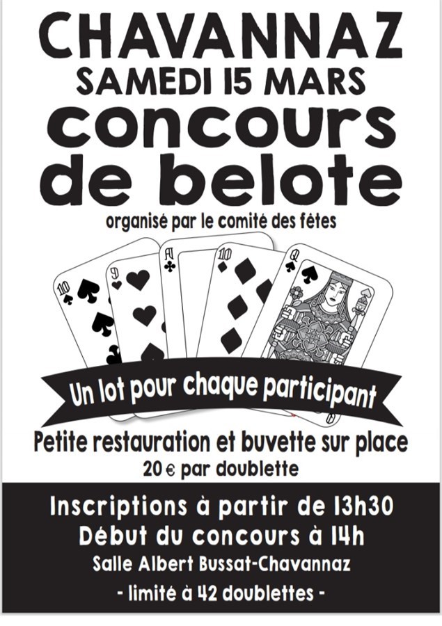 Concours de belote