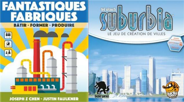 Jeux Fantastiques Fabriques et Suburbia - Le P'tit Bar à jeux