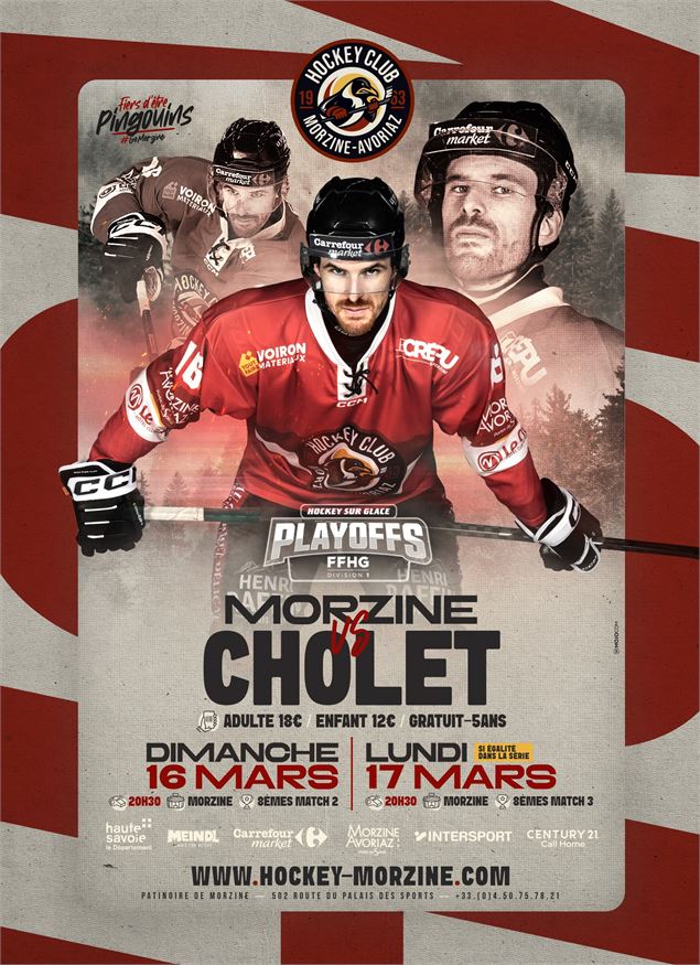 Match de championnat de Hockey sur glace_Morzine