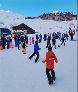 Foot à Valmeinier sur neige 1800_Valmeinier