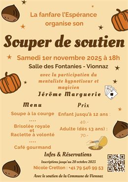 Souper de soutien de la fanfare L'Espérance_Vionnaz