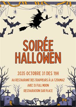 Soirée Halloween - Les Trappeurs - Sonia Draber