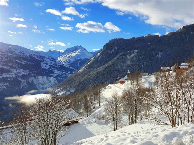 vue sur le village d'Albanne - ©OT les Karellis