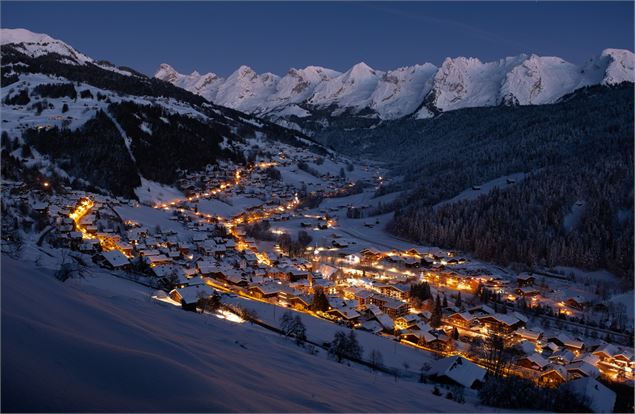 Veillée d'hiver au Grand-Bornand - P. Guilbaud