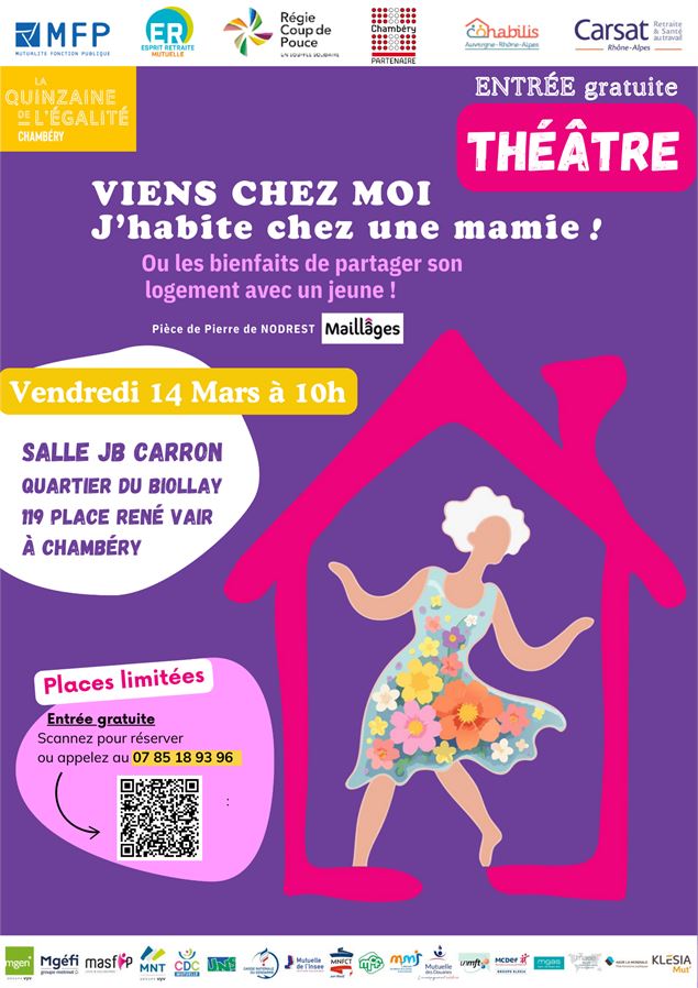 Spectacle : viens chez moi - J’habite chez une mamie - Association Maillages